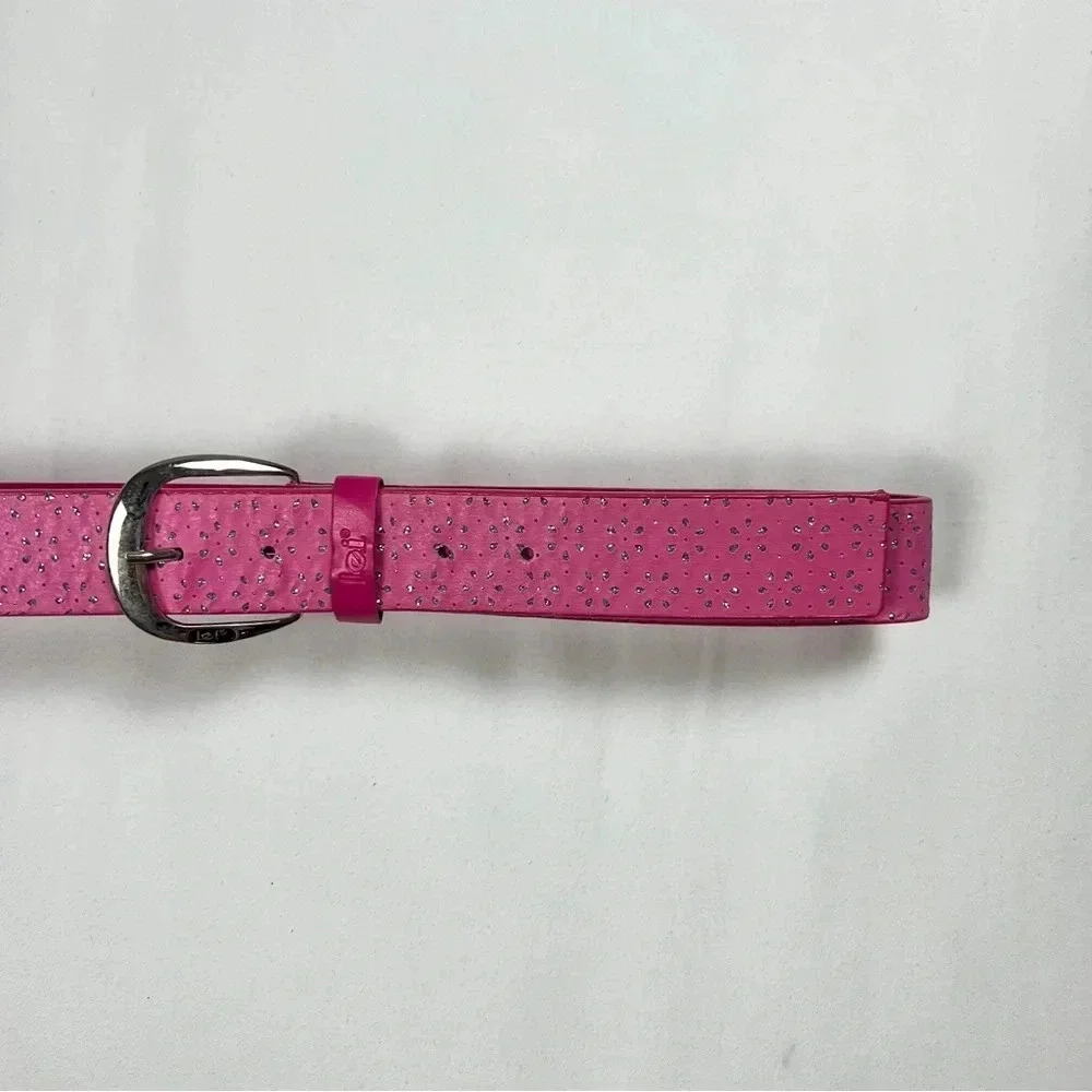 Y2K L.e.i. Pink Sparkly Belt